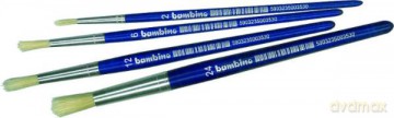 Pędzelki okrągłe Bambino nr 8szt