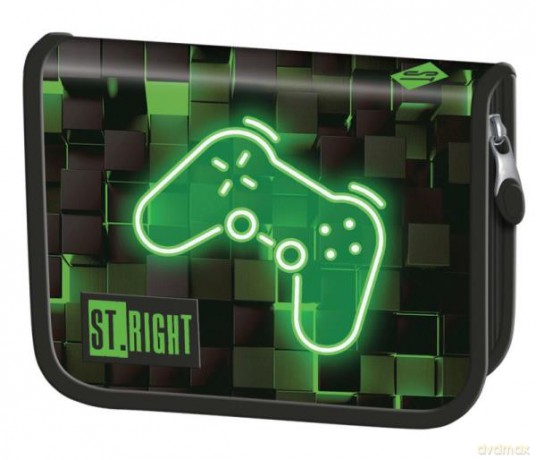 Piórnik dwuklapkowy bez wyposażenia STRIGHT PC-03 Dark Game