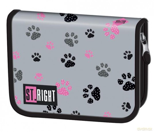 Piórnik dwuklapkowy bez wyposażenia STRIGHT PC-03 PAWS