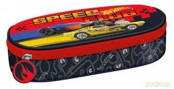 Piórnik saszetka usztywniona z wewnętrzną klapką PC-01 Hot Wheels