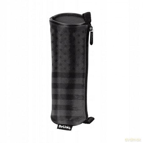 Piórnik tuba czarny flaga BU23NA-003
