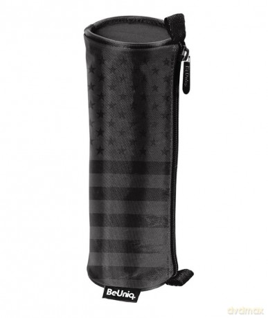 Piórnik tuba czarny flaga BU23NA-003