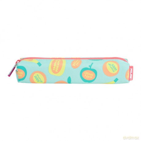 Piórniki mini kwadratowy FRUTIKIS zielono - pomarańczowy 081129FK
