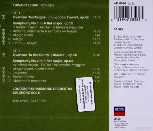 Double Decca: Elgar/Solti [2CD]