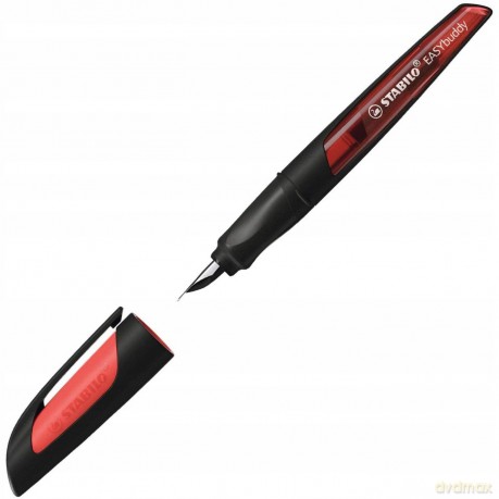 Pióro wieczne STABILO EASYbuddy czarny/koral stalówka M 5031/8-41