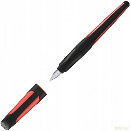 Pióro wieczne STABILO EASYbuddy czarny/koral stalówka M 5031/8-41
