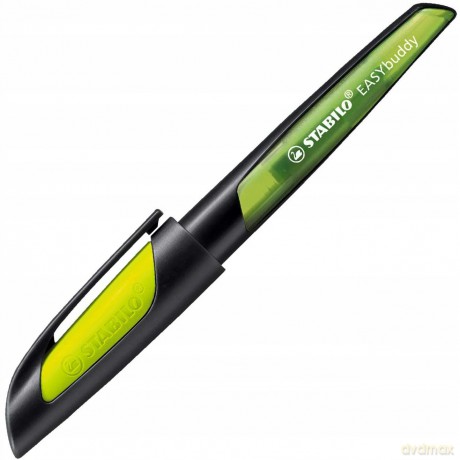 Pióro wieczne STABILO EASYbuddy czarny/limonkowy stalówka M 5031/1-41