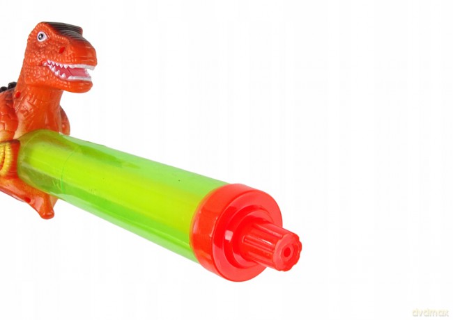 Pistolet Na Wodę 40 cm Dinozaur Czerwony Zabawka Ogród 13360
