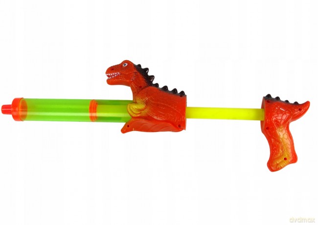 Pistolet Na Wodę 40 cm Dinozaur Czerwony Zabawka Ogród 13360