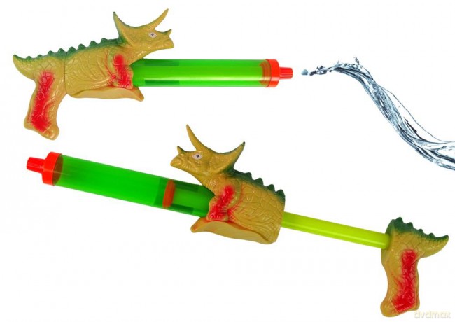 Pistolet Na Wodę 40 cm Dinozaur Zielony Ogród 13359
