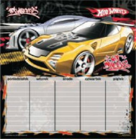 Plan lekcji Hot Wheels0 /005543