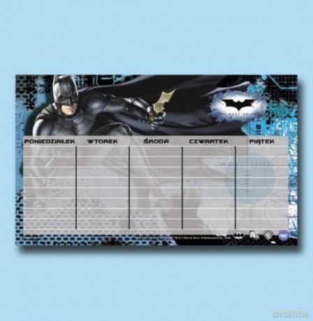 Plan lekcji samoprzylepny Batman