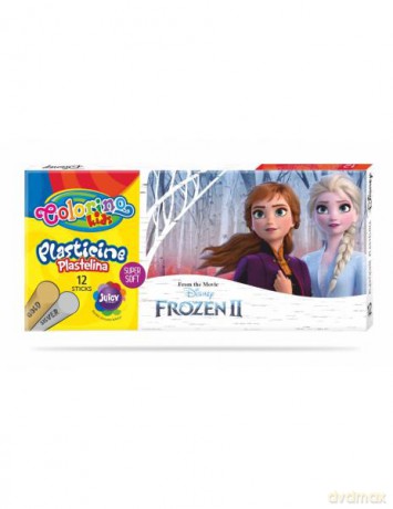 Plastelina 12 kolorów Colorino Kids Frozen Kraina Lodu
