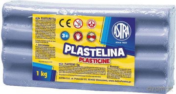 Plastelina 1kg błękitna