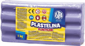 Plastelina 1kg fioletowa jasna