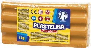 Plastelina 1kg pomarańczowa