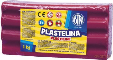 Plastelina 1kg purpurowa