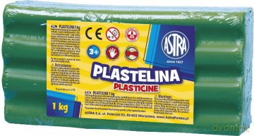 Plastelina 1kg zielona