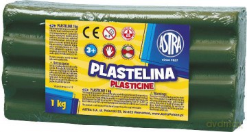 Plastelina 1kg zielona ciemna