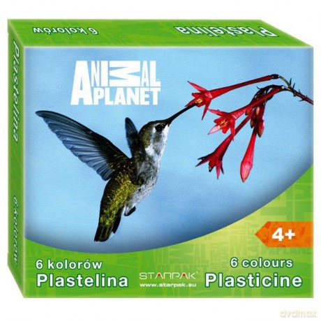 Plastelina 6kol ANIMAL PLANET