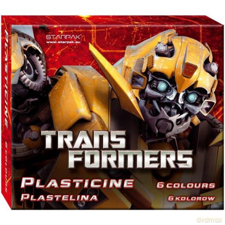 Plastelina 6kol Transformers.