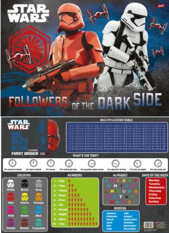 Podkład szkolny na biurko obustronny STAR WARS mkml