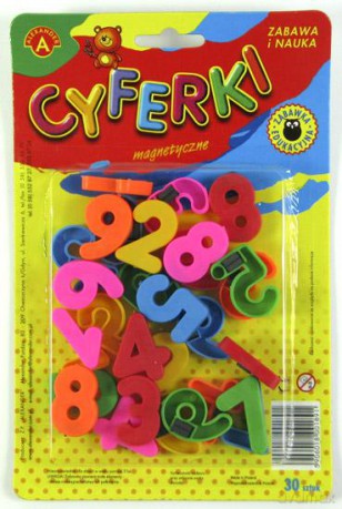 Cyferki magnetyczne - zabawka edukacyjna [GRA]