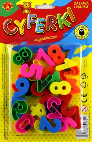Cyferki magnetyczne - zabawka edukacyjna [GRA]