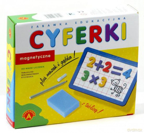 Cyferki magnetyczne z tablicą [GRA]