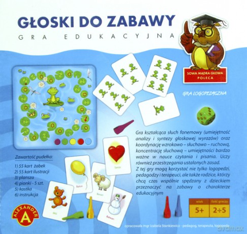 Głoski do zabawy - gra logopedyczna [GRA]