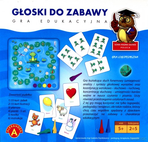 Głoski do zabawy - gra logopedyczna [GRA]