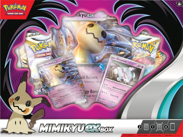 Pokemon TCG: Mimikyu EX box gra karciana REBEL [KARTY]