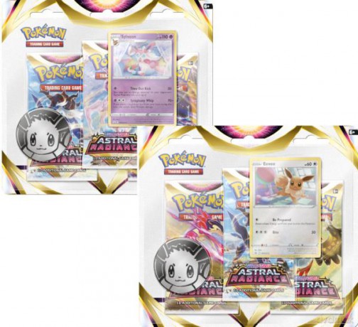 Pokemon TCG:l Radiance 3-Pack Blister box gra karciana REBEL mix [KARTY]