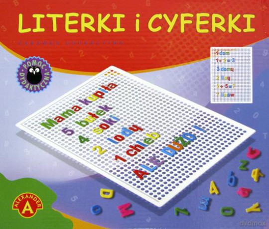 Literki i cyferki w pudełku [GRA]