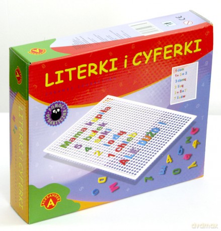 Literki i cyferki w pudełku [GRA]