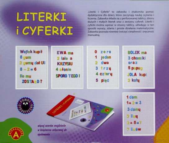 Literki i cyferki w pudełku [GRA]