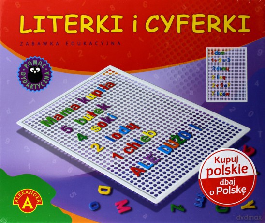 Literki i cyferki w pudełku [GRA]