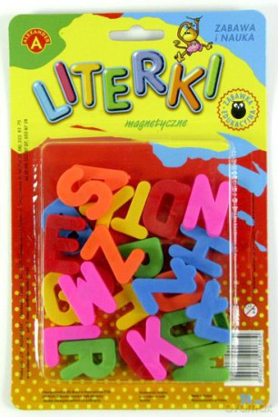Literki magnetyczne - zabawka edukacyjna [GRA]