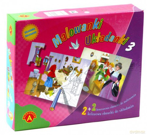 Malowanki - Puzzlowe układanki - cz. 3 [GRA]
