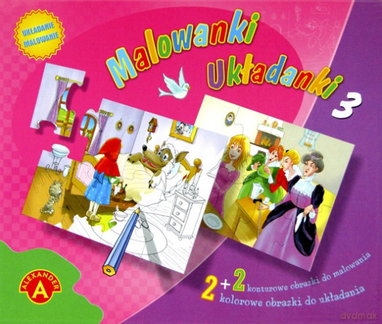 Malowanki - Puzzlowe układanki - cz. 3 [GRA]