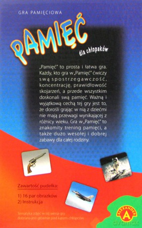 MINI Pamięć dla chłopaków [GRA]