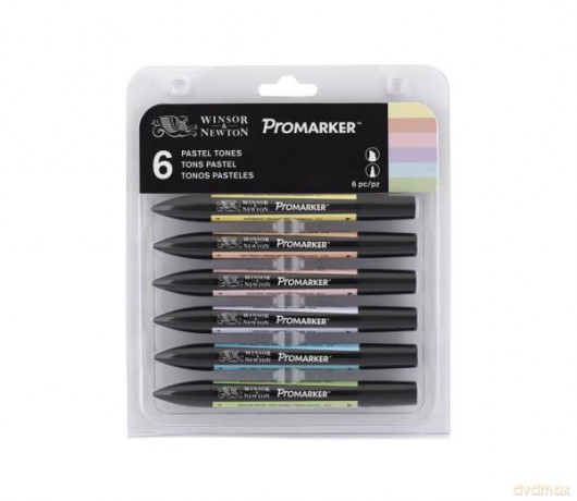 Promarker 6szt. Pastel Tones