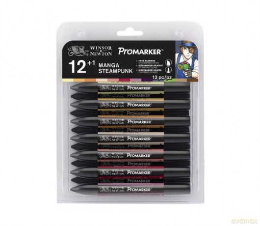 Promarker kpl.12 + 1 Manga Steampunk