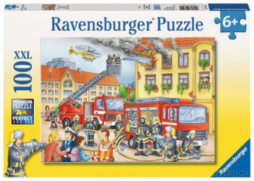 RAVENSBURGER 100 el XXL Straż pożarna 108220 RAVENSBURGER [PUZZLE]