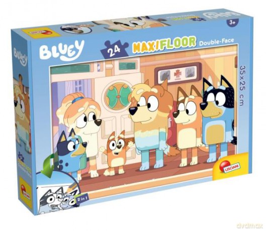 Puzzle podłogowe dwustronne Maxi Floor 24el Bluey 99580 [PUZZLE]