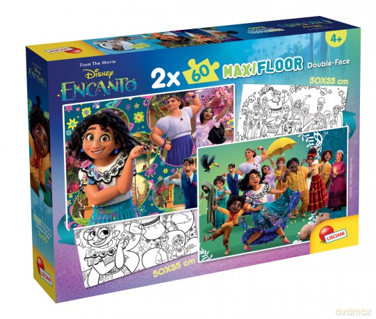 Puzzle podłogowe dwustronne Maxi Floor 2x60el Disney Encanto 98163 [PUZZLE]