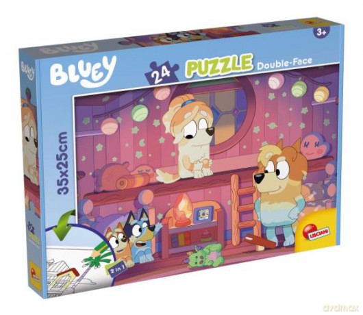 Puzzle podłogowe dwustronne M-Plus 24el Bluey Story Time 99542 [PUZZLE]