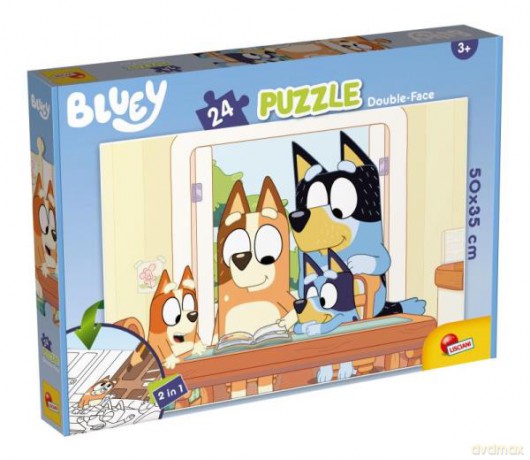 Puzzle podłogowe dwustronne Plus 24el Bluey 99566 [PUZZLE]