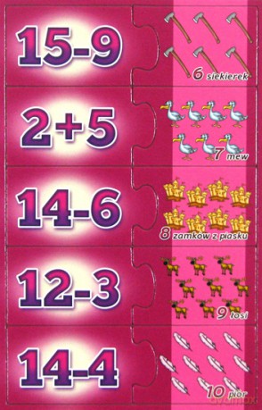 Puzzle - Dodaję i odejmuję [GRA]