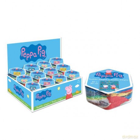 Ręcznik magiczny 30x30 cm mix 4 wzory Świnka Peppa. Peppa Pig PP17033